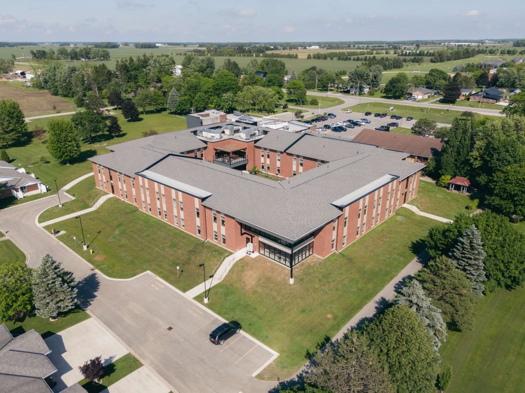 West Perth Village long-term care home from the air