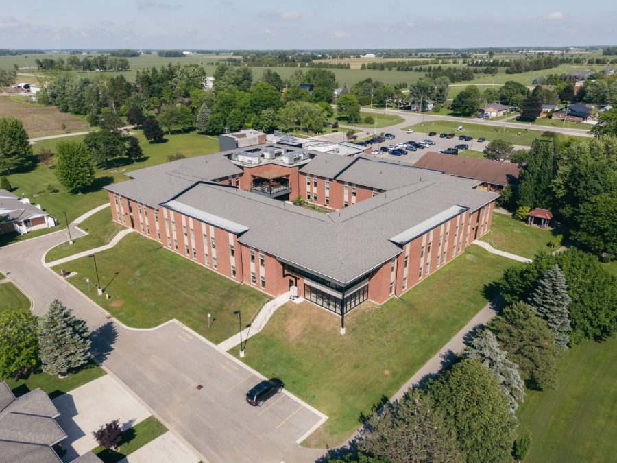 West Perth Village long-term care home from the air